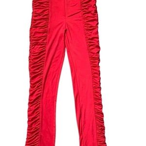 I.AM.GIA Women's Red Trousers, Orange/Multicolored Trousers